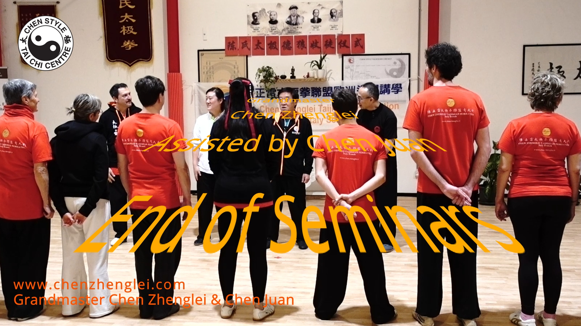 End of Seminars;Warm up - Chen Juan;3rd Part of Laojia Yilu;Push Hands;Warm up - Jack;Eight Strengths;